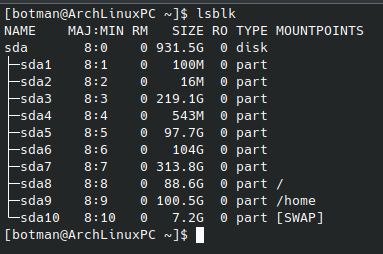 How to Resize Partitions in Arch Linux